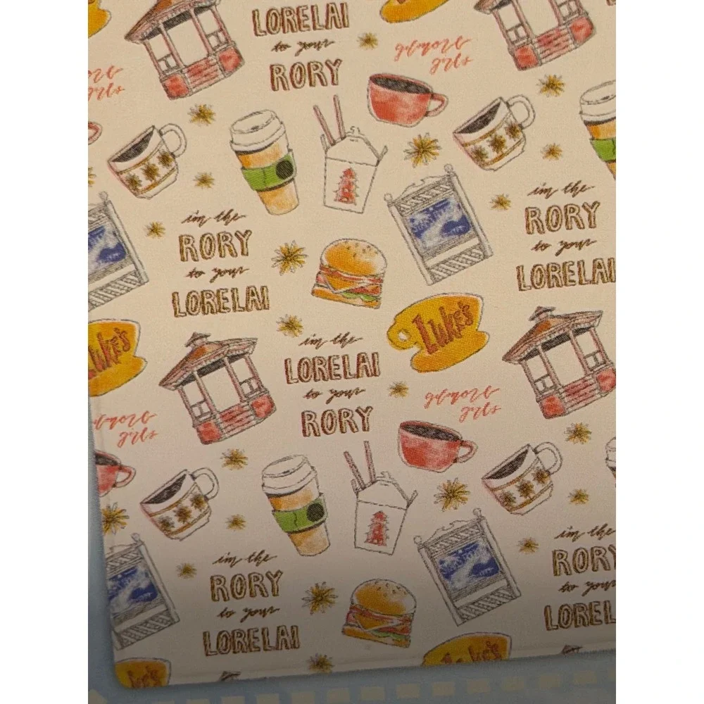 Gilmore Girls Stars Hollow Luke's Diner Plush Throw Blanket 60x70 Rory Lorelai